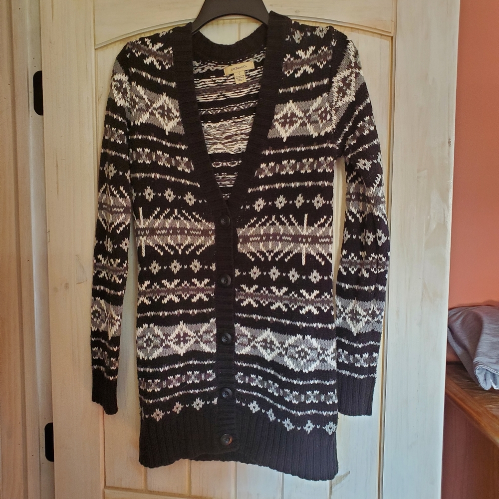 G.H. Bass & Co. Fair Isle Cardigan Sweater